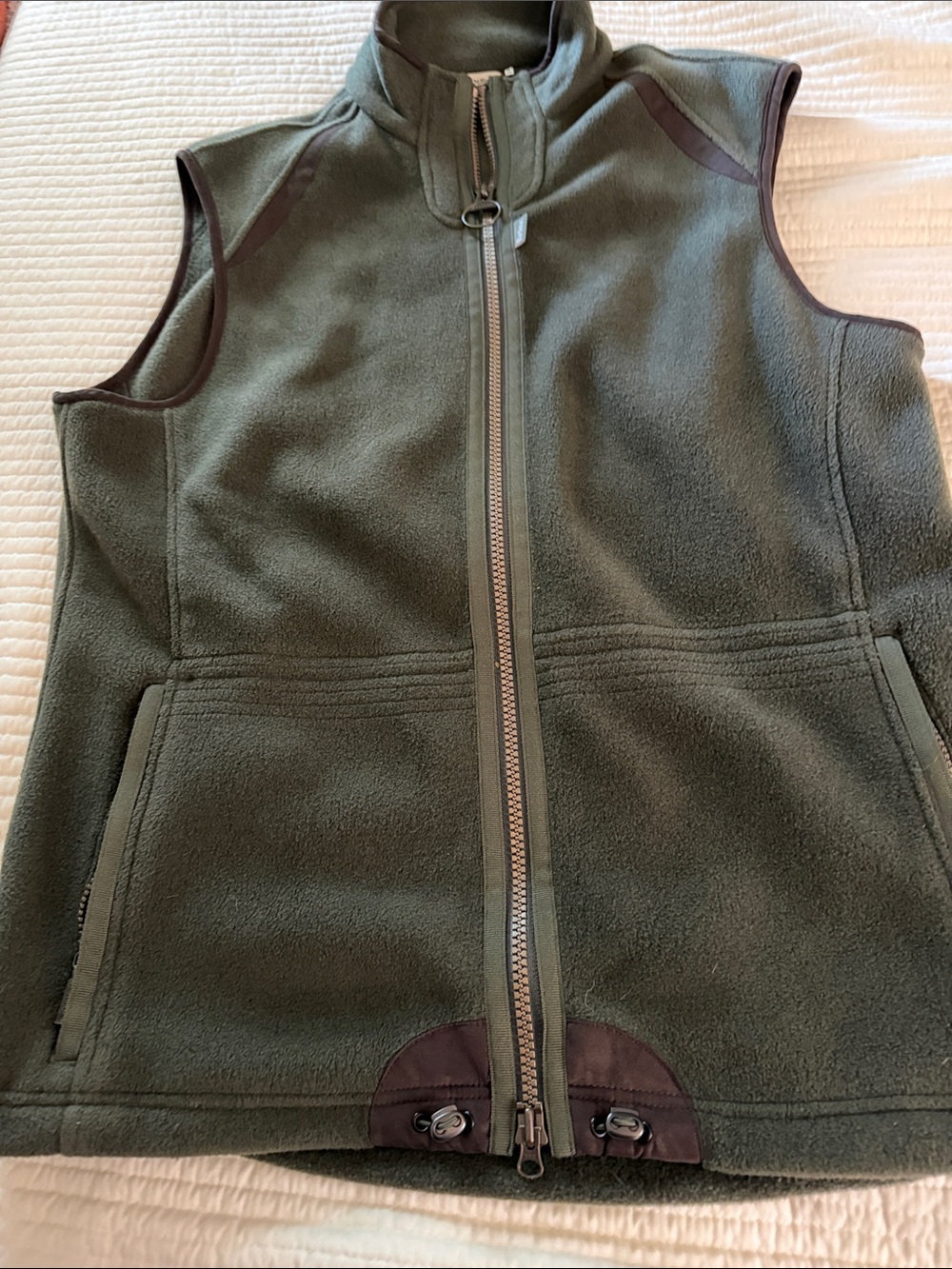 Barbour Olive Green Men’s Fleece Vest